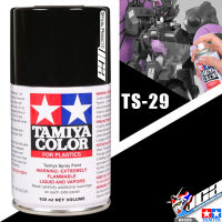 TAMIYA 85029 TS-29 SEMI GLOSS BLACK COLOR SPRAY PAINT CAN 100ML FOR PLASTIC MODEL TOY สีสเปรย์ทามิย่า พ่นโมเดล โมเดล VCA GUNDAM