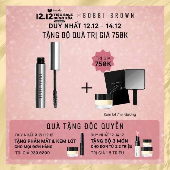 Mascara làm cong và dài mi bobbi brown no smudge mascara 5.5ml - ảnh sản phẩm 1