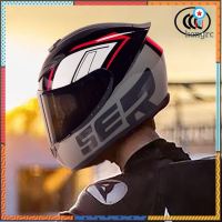 หมวกกันน็อครถจักรยานยนต์ helmet motorcycle helmet rally male personality fresh locomotive road safety helmet full helmet สินค้ามีจำนวนจำกัด