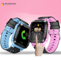 20211.44 Touch Screen Smart Safe GPRS Real-time Tracker Location SOS Call Remote Monitor Flashlight Watch Wristwatch for Kid Student