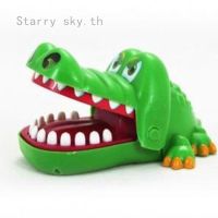 Fun Large Crocodile Mouth Dentist Bite Finger Pocket Toys Bag Strap Key Chains QC7311706