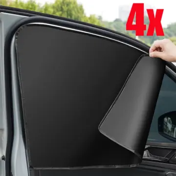 4x Magnetic Car Side Window Sun Shade Cover Front Rear Baby Blackout Curtain  UV