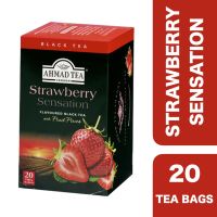 ?Product of UAE? Ahmad Tea London Strawberry Sensation 20 bags ++ อาห์หมัด ที ลอนดอน สตรอว์เบอร์รี่ เซนเซชั่น 20 ถุง