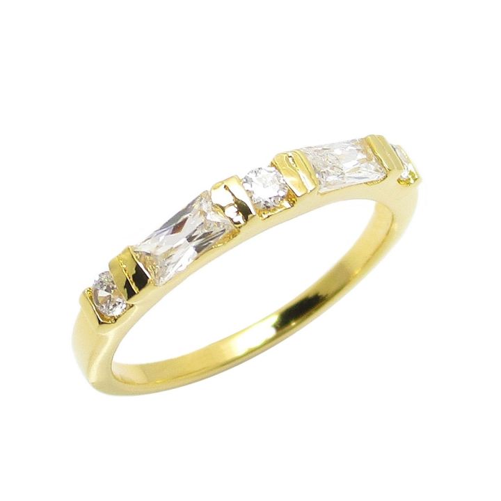แหวนผู้หญิงมินิมอล-แหวนผู้หญิงแฟชั่น-แหวนแถว-แหวนแถวชุบทอง-แหวนแถวเพชรแท้-ประดับเพชร-cz-ชุบทองแท้-ชุบทอง-24k-บริการเก็บเงินปลายทาง