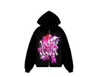 Zip Hoodie Goth Sweatshirt Coat Harajuku Gothic แขนยาวขนาดใหญ่ Hoodie Y2k แจ็คเก็ตผู้ชายผู้หญิง Balck Hoodies