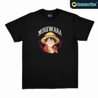 ผ้าฝ้ายแท้Shinzo - Mugiwara เสื้อยืด - Monkey D Luffy T-Shirt - One Piece Shirt - Anime ShirtS-4XL  R001