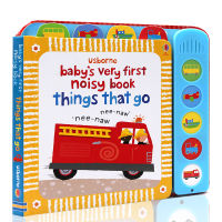 English original picture book baby S very first noisy things that go Usborne babys vehicle phonation book paper board book childrens word early education enlightenment cognition picture book parents and children