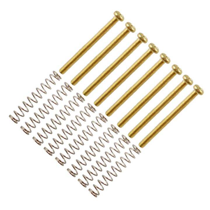 tooyful-8-pieces-metal-humbucker-double-coils-pickup-frame-clamp-screws-springs-for-electric-guitar-replacement-parts