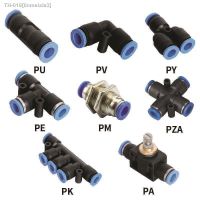 ◆❍❧ Pneumatic Fittings PU/PY/PV/PE/PM/PZA/PK/PA Wa Pipes and Pip Connectors Direct Thrust 4 to 12mm Plastic Hose Quick Couplings