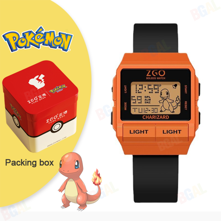 35-5mm-pokemon-นาฬิกาโปเกมอนของแท้100-นาฬิกาดิจิตอล-psyduck-นาฬิกาทนทานต่อการขีดข่วนกันน้ำได้50เมตรสำหรับเด็กผู้หญิงเด็กผู้ชาย-8933