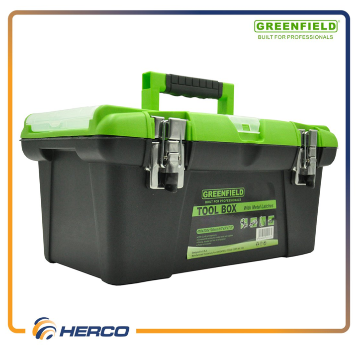 Greenfield Tool Box 14" With Metal Latch | Lazada PH