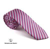 Giorgio Del Sarto Necktie Pink Fabric Texture เนคไทสีชมพูมีเท็กเจอร์