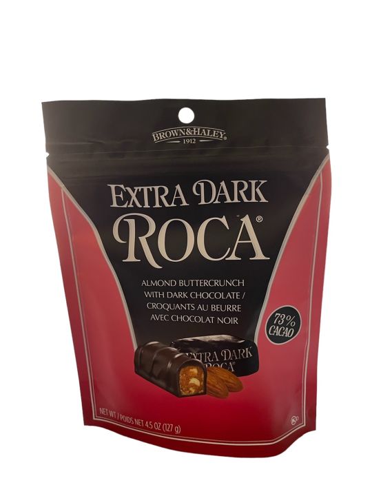 Roca Extra Dark Buttercrunch น้ำหนัก 127 กรัม  exp.28/09/24