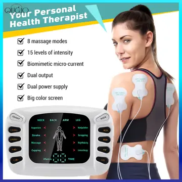 Electronic Muscle Stimulator, Dual Channel Micro Pulse Massager Full Body  Acupuncture And Relax Body, Pain Relief