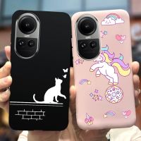 สำหรับ Oppo Reno10 Pro เคส CPH2525น่ารักเคสลายการ์ตูนซิลิโคนนิ่มเคสโทรศัพท์สำหรับ Oppo Reno10 Pro Plus Reno 10 Pro + เคส