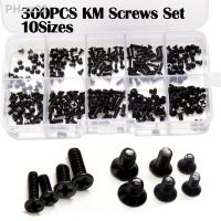 300pcs M2 M2.5 M3 KM Screw Flat Head Phillips Screws Laptop Notebook Screws Set Kit For Computer Small Screw