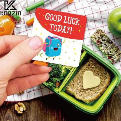 60PCS School Lunch Box Notes Cards Cute Encouragement Memo Cards Can Be Handwritten Children  39;s Lunch Box Cards