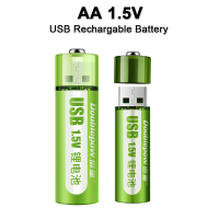 1.5V AA battery 1800mWh USB rechargeable li-ion remote control mouse small fan Electric toy battery high capacity