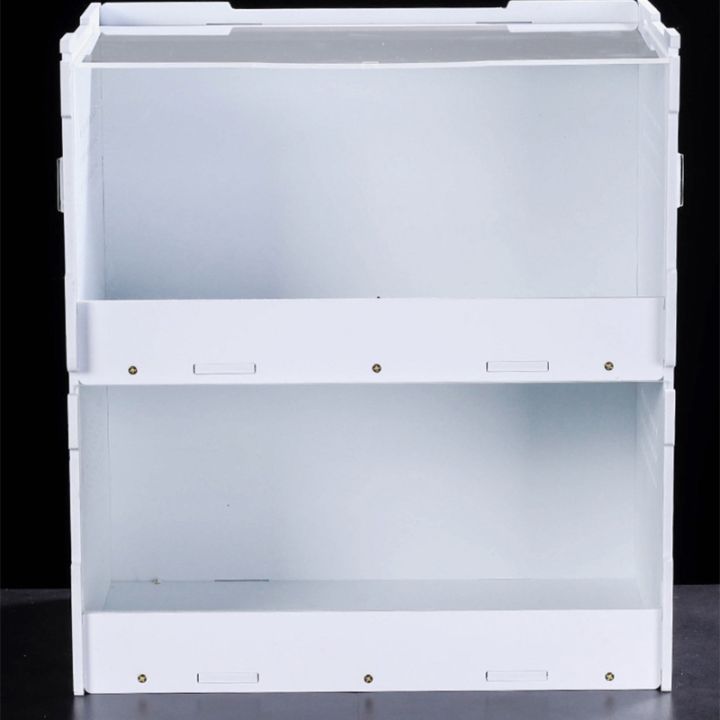 โลกผลิตภัณฑ์สัตว์เลี้ยงร้านค้า-การเพาะพันธุ์แมลง2ชั้นสำหรับกล่องใส่อาหารกล่องอะคริลิคที่อยู่อาศัยสำหรับเขาแมงมุม