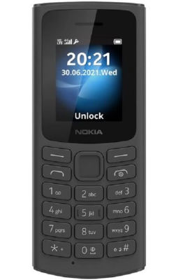 Nokia 105 4G | GSM Unlocked Mobile Phone | Volte | Black | International Version | Not AT&T/Cricket/Verizon Compatible