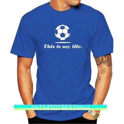 Cool Funny Tshirt This Is My Life Soccers Ball T Shirt Field Little League Style Tee Shirt