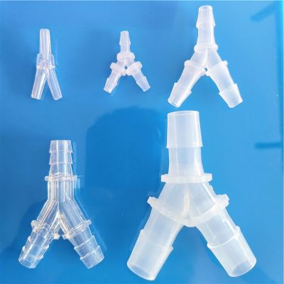 【YF】♛™  Sizes 2.4-19.5mm Y Type Hose Tee Plastic Silicone Tube Pipe Connectors S751 Joint Aquarium Parts Drop Shipping
