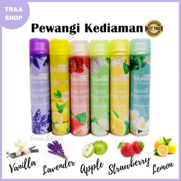 Hot Deal🔥Pewangi Ruang Kediaman/ Air Freshener 320g Verona Spray | Lazada