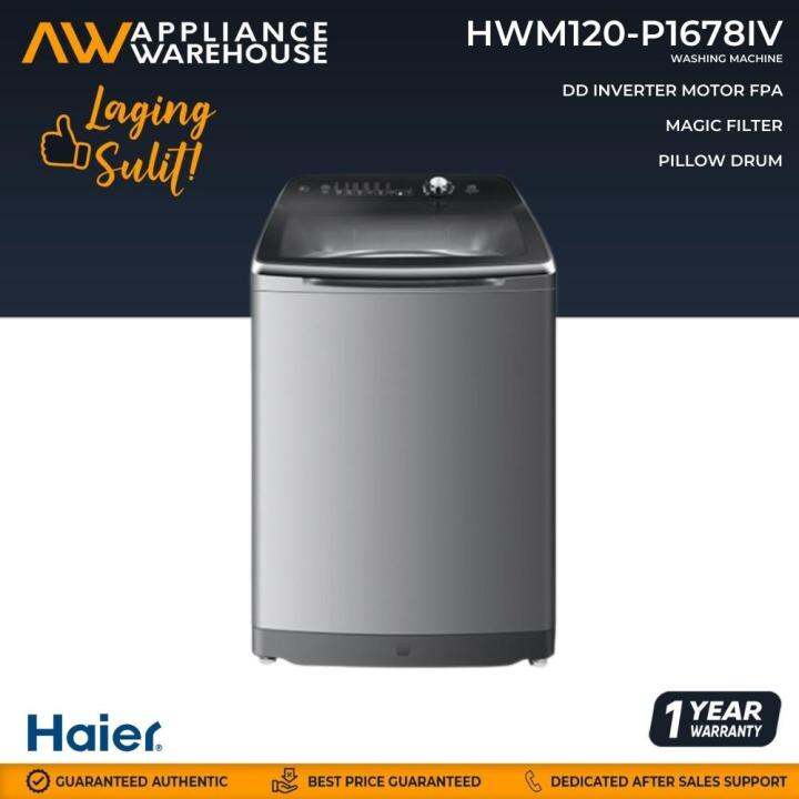 Haier HWM120P1678IV 12.0 Kg Magic Filter Fully Automatic Inverter Top