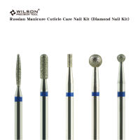 WILSON A000047 Diamond Nail Kit Solid Carbide Solid Carbide Multi Functional Diamond Nail Drill Bit ทนทาน Nail Bit Drill