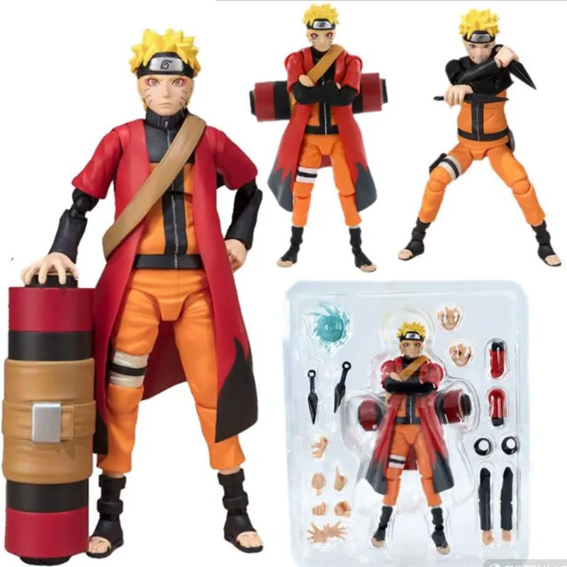 6Pcs/Set Naruto Shippuden Anime Figures Uzumaki Naruto Sasuke Deidara Gaara  Namikaze Minato PVC Action Model Collectible Toy