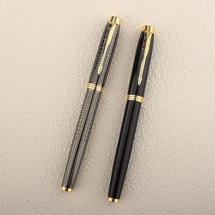 คุณภาพหรูหรา109โลหะสีดำ-เทาปากกาหมึกซึมสำนักงานบัญชีเครื่องเขียนในโรงเรียนนักเรียนปากกาหมึกอุปกรณ์