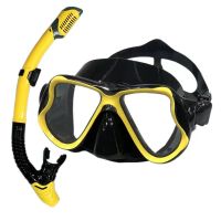 Professional Swimming Waterproof Soft Silicone Glasses Anti-Fog Plating Goggles Full Dry Breathing Tube Diving Mask Goggles