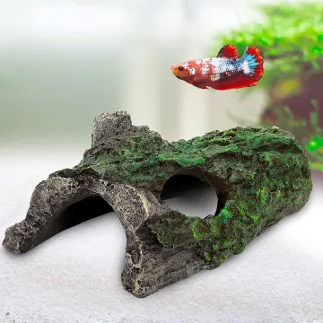 2 Pcs Aquarium Decorations Cave-fish Tank Decorations-aquarium