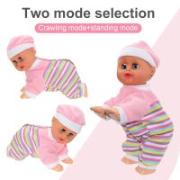 【jw】✓▥  Electric crawling sound and light twisted buttocks doll cute childrens