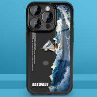 【MeiYing Soft TPU case/Sea】เคส compatible for iPhone 11 12 13 14 pro max case