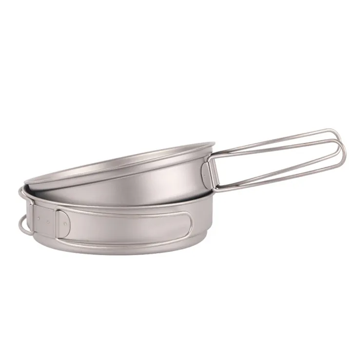 lixada-ultralight-titanium-frypan-outdoor-camping-hiking-backpacking-cooking-frying-pan-with-foldable-handles