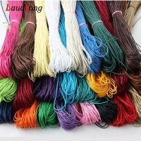 80 Meter/Bag Waxed Cotton Thread 18 color Hand made Jewelry making Cord Rope 1mm For Diy Bracelet Necklace Line Accessories