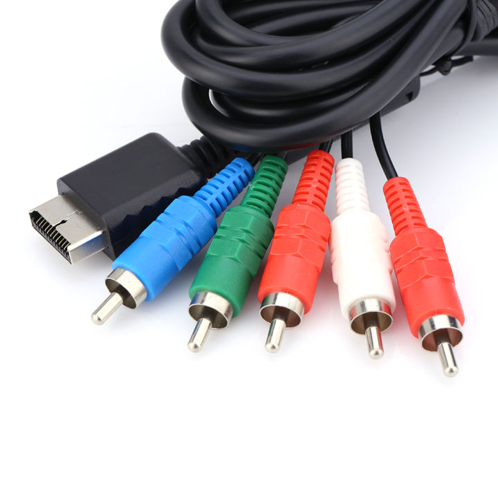 Audio Cable 1.8m AV Multi Out to Component Cable with Color Coded