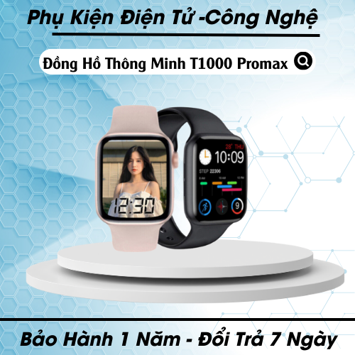 Đồng Hồ Thông Minh Bluetooth T1000 PRO MAX Chống Nước - Viền Thép ...