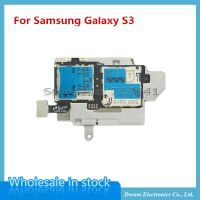 MXHOBIC 5pcs/lot SIM Card Holder Sim Card Tray Slot Reader Flex Cable For Samsung Galaxy S3 i9300 GT-I9300 Repair Part