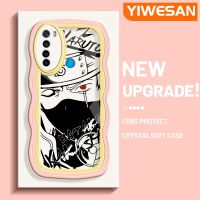 YIWESAN เคสสำหรับ Xiaomi Redmi หมายเหตุ8หมายเหตุ8T กรณีการ์ตูน ภาพล้อ คาคาชิ คูลบอยส์ เคสโทรศัพท์แบบใสดีไซน์ใหม่สีสัน รองเท้าไม้ น่ารักครีมหยักขอบฝาครอบโทรศัพท์ผู้ลายคาคาชิสินค้าขายดีขายดียอดนิยม