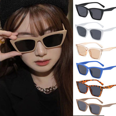 Women Aesthetic Cat Eye Shades Glasses Fashion Square UV400 Sunglasses for Women Men Sunglasses Eyeglasses Colour