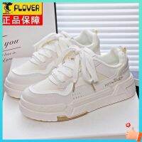 ♣ รองเท้าผ้าใบผู้หญิง รองเท้านักเรียนผู้หญิง PLOVER Woodpecker Spring Little White Shoes Kids 2023 Low Top อเนกประสงค์ลําลอง Light รองเท้าผ้าใบกันลื่น รองเท้าผ้าใบ