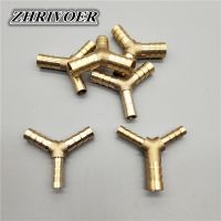 4mm 5mm 6mm 8mm 10mm 12mm Y Type Reducing Hose Barb Brass Barbed Tube Pipe Fitting Reducer Coupler Connector Adapter