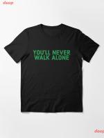 leee deop Glasgow Celtic Fc - You_amp_39_ll Never Walk Alone Essential T-Shirt เสื้อยืดพิมลาย เสื้อยืดแฟชั่นผู้ชาย เสื้อยืดผูหญิง คอกลม เสื้อยืดลายฮิต