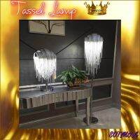 CT119A050 SOTMIA #โคมไฟตั้งโต๊ะ โคมไฟตั้งพื้น โคมไฟพู่ Tassel lamp โคมไฟ led โคมไฟโมเดิล โคมไฟModern luxury