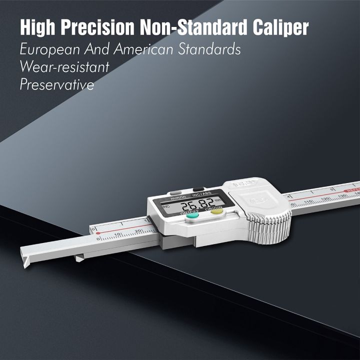 คาลิปเปอร์แสดงผลดิจิตอลความแม่นยำสูงที่มีความกว้างของสล็อตภายใน3-150mm3-200mm4-300mm-เป็นอุปกรณ์ยอดนิยมสำหรับการวัดช่อง