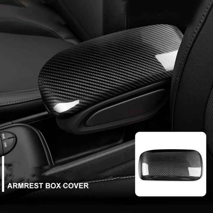 real-carbon-fiber-hard-for-bmw-mini-countryman-f60-2017-2022-car-armrest-storage-box-protective-cover-interior-trim-accessories-kits