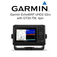 Garmin EchoMAP UHD2 52cv with GT20-TM, 4pin อุปกรณ์นำทาง ทางทะเล