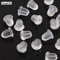 【DT】hot！ Wholesale Plastic Ear Hooks Back Nuts Rubber Earring Backs Stoppers Fashion Jewelry Stud Accessorie